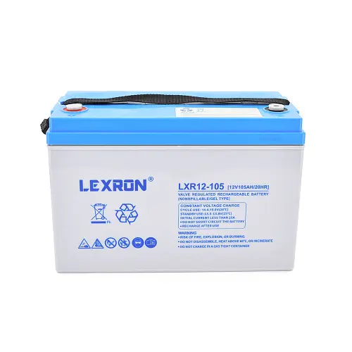 Аккумулятор Lexron LXR12-105 GEL 12V 105Ah Deep Cycle - фото 2