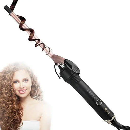 Плойка для укладки волос DSP 20105 афрокудрые локоны 9 мм 35 Вт Золотистый - фото 2