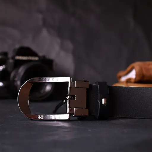 Ремінь шкіряний Grande Pelle чоловічий 3,4х120 см acs0026892 - фото 7