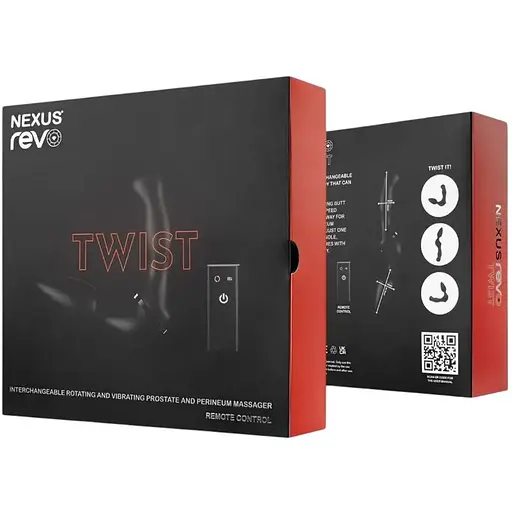 Масажер простати та анальний вібратор Nexus Revo Twist 2в1 вібрації та обертання головки - фото 5