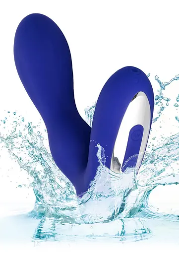 Вібростимулятор простати Wireless Pleasure Probe, 10.5 см синій - фото 5