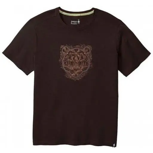 Футболка Smart Wool Men's Merino 150 Le Tigre Tee S Sumatra Brown (1033-SW 16077.893-S)