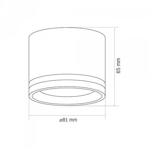 Світильник Videx під лампу GX53 накладний Білий (VL-SPF35A-W) - фото 3