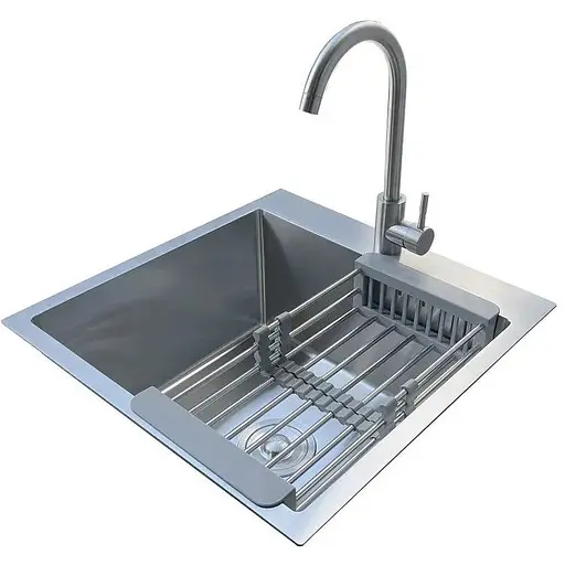 Комплект мийка + змішувач Romzha Arta U-450 (A) - фото 1