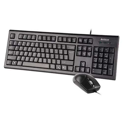 Комплект (клавиатура + мышь) A4Tech KRS-8572 USB Black (KRS-8572 Black) - фото 2