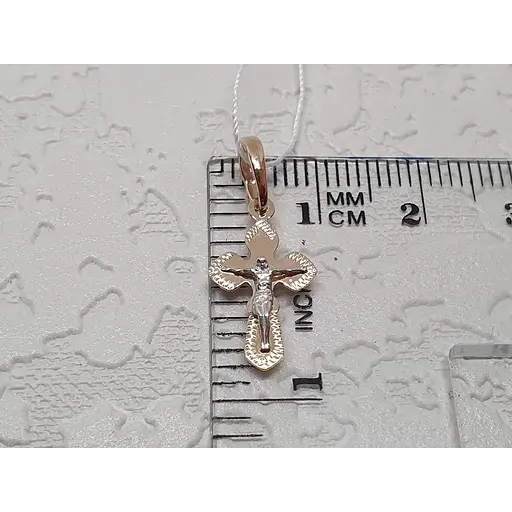 Золотой крестик Tango. Распятие Христа. 230142 - фото 4