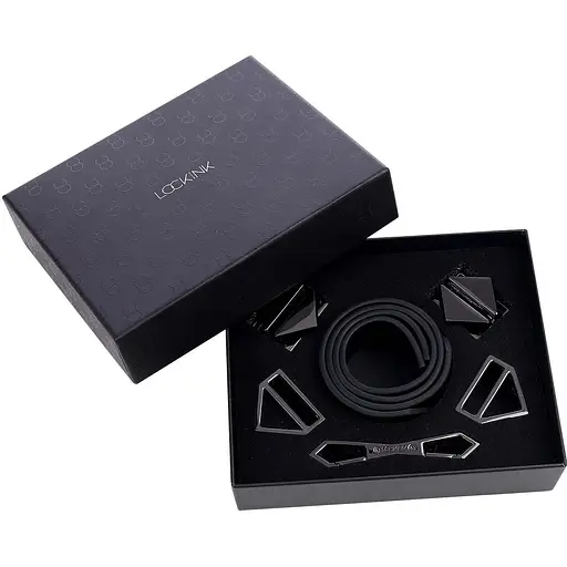 Наручники Lockink Wristcuffs/Anklecuffs Black Set - фото 7