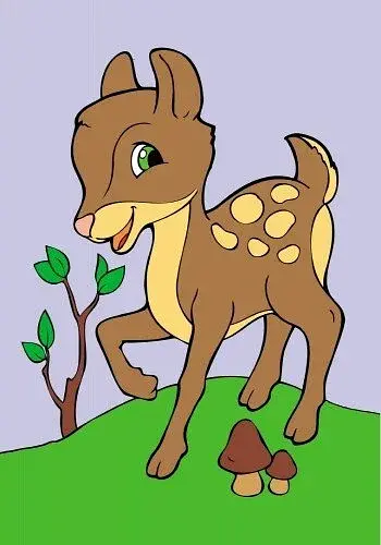 Подивись і розфарбуй. Тваринки - фото 2