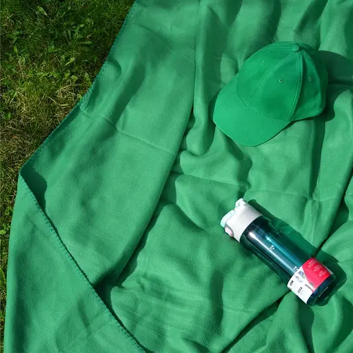 Плед Bergamo Warm флисовый с чехлом 180х150 см зеленый (202311pl-04) - фото 5