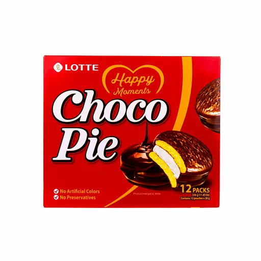 Печиво Тістечка Lotte Чокопай Choco Pie 12 шт 336 г