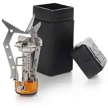 Газовий пальник Сила Компакт портативний для кемпінгу 49х49х109 мм