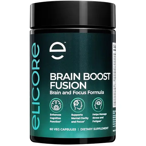 Комплекс для работы мозга Elicore Labs Brain Boost Fusion, 60 вегакапсул - фото 1