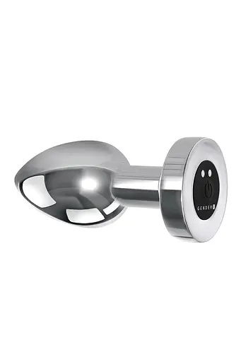 Анальна пробка Gender X Rockin Metal Plug XL 10.5 см (срібляста) - фото 4