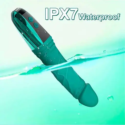 Реалістичний вібратор Satisfyer 23 см силіконовий з 12 режимами для жінок зелений - фото 3