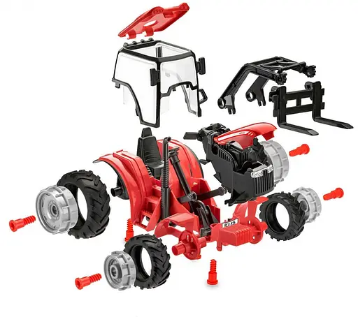 Конструктор Revell трактор Tractor with Loader and Figure червоний 00815 - фото 6
