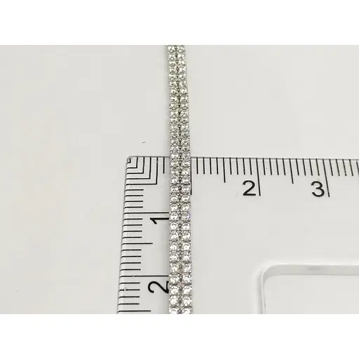 Золотой браслет Favoritum с фианитами. 911202_2Б 18 - фото 3