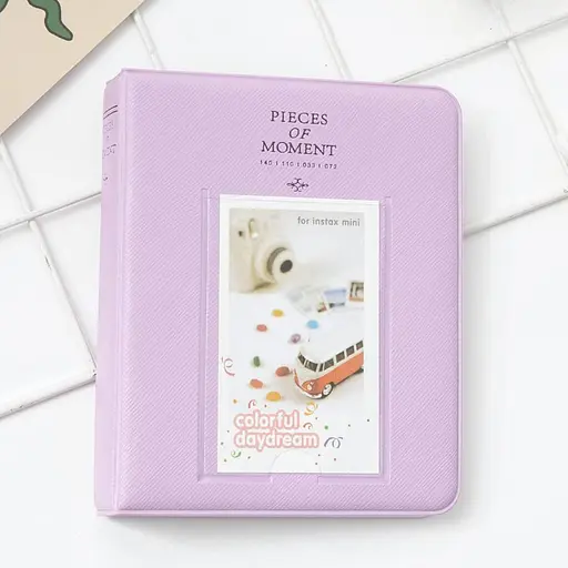 Набор камера Fujifilm Instax Mini 12, Фотобумага 20шт, Прозрачный чехол, Фотоальбом 64 фото Фиолетовый - фото 10
