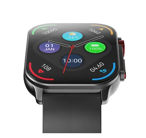 Смарт-часы Smart Watch iMiki Frame2 AMOLED 2.01 (410x502) 300мАч Black - фото 5