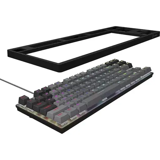 Клавиатура Lorgar Azar 514 TKL RGB EN+UA Black (LRG-GK514TKL-BK-UA) - фото 4