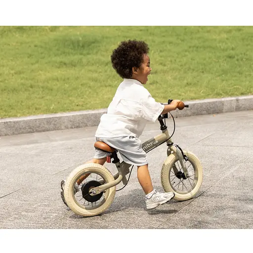 Велосипед-биговел Qplay Miniby 3в1 12&quot; Grey-Green (CB02MiniBy12Grey-Green) - фото 12