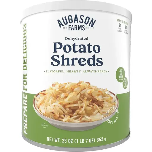 Сублімована картопля Augason Farms з великим терміном придатності 25 років 21 порція