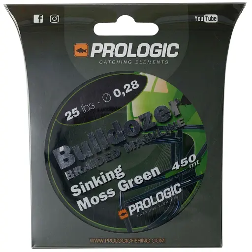 Шнур Prologic Bulldozer Braid 450 м (Ca мo Green) 0.28 мм 25 lb/11.3 кг