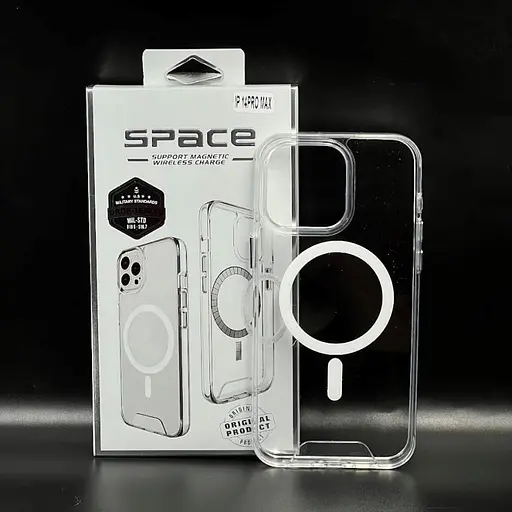 Чехол Прозрачный SPACE with MagSafe для Apple iPhone  - фото 1