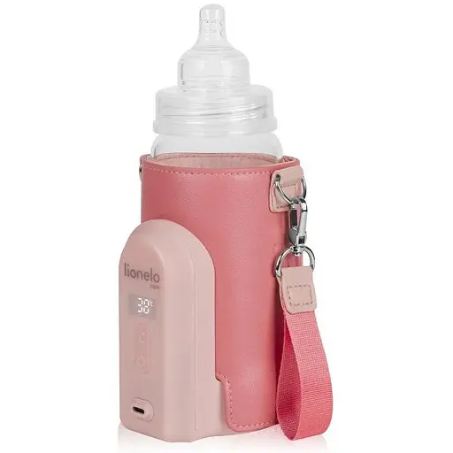Підігрівач пляшечок Lionelo Thermup Go Evo Coral Pink (LOC-THERMUP GO EVO CORAL PINK) - фото 2
