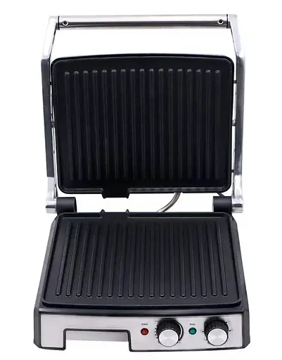 Прижимной контактный гриль RAF R.2681 2800 Вт с регулятором температуры - фото 3