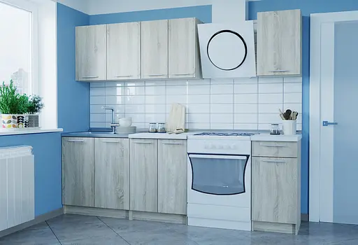 Кухня модульная MebelStar Nika 1,8 м Дуб сонома (MBS-1464)