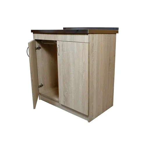 Тумба кухонна з накладною мийкою ЛДСП 80х60х83 см Дуб сонома (52870-01111) - фото 3