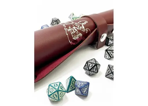 Настільна гра Планета Ігор Лоток для кубиків Дракон (бургунді) (Dice tray Dragon burgundy) (pi-dt006) - фото 6