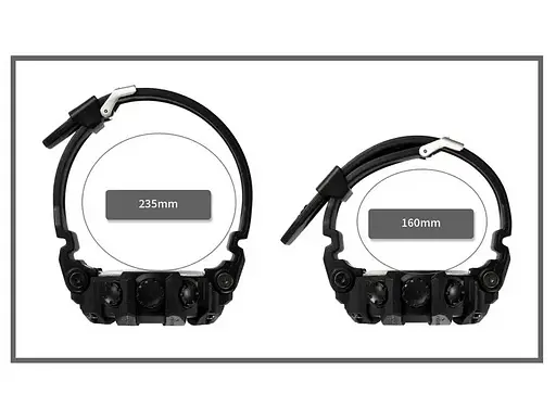 Чоловічий спортивний годинник Skmei 2037 з компасом (Чорний) - фото 9