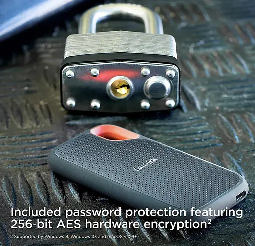 Наружный ССД-накопитель SanDisk Extreme Portable V2 4 TB (SDSSDE61-4T00-G25) - фото 6