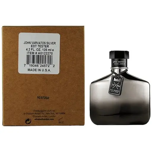 Туалетная вода тестер John Varvatos JVxNJ Silver 125 мл - фото 1