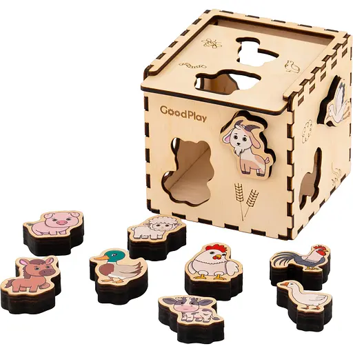 Кубик-сортер GoodPlay Фермерский мир (CUB-4-006) - фото 3