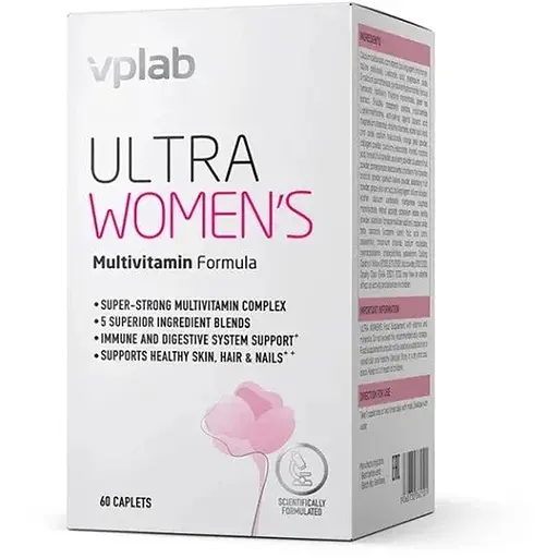 Витамины для женщин VPLab Ultra Women's Multivitamin, 60 каплет - фото 1