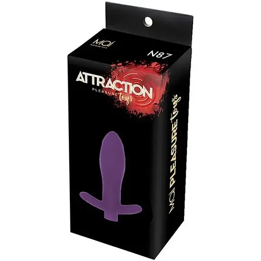 Анальная пробка с вибрацией Mai Attraction Toys №87 Black - фото 2