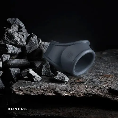 Эрекционное кольцо Boners Classic Cocksling 5 см серый - фото 3