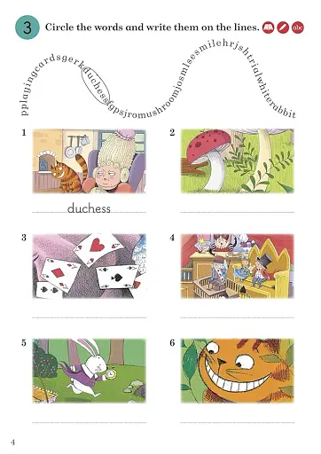 Ladybird Readers 4 Alice in Wonderland Activity Book - фото 4