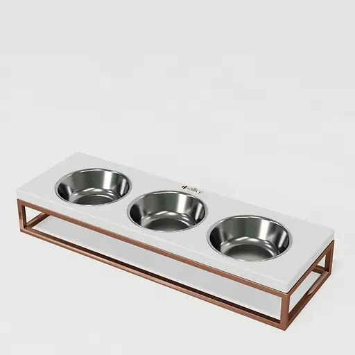 Hollky Base Bar — три миски на підставці (3 × 0,45 л) - фото 3