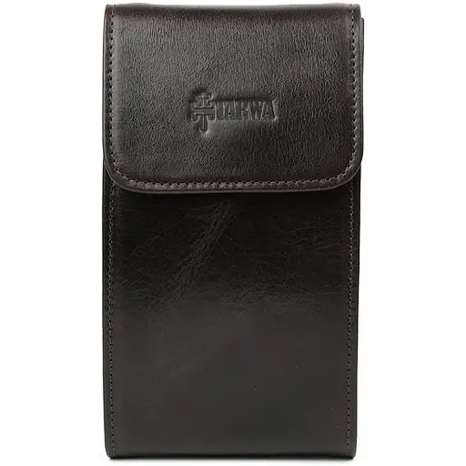 Шкіряна сумка-чохол для телефону Tarwa 18.5х10.5х3.5 см sum0028478 - фото 1