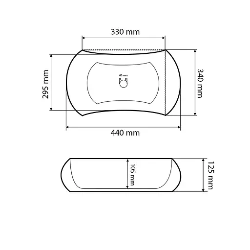 Умивальник VBI Talone white накладний VBI-017400, Білий - фото 5