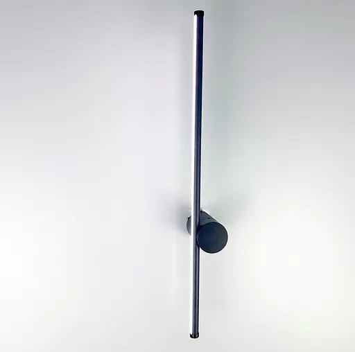 Линейный настенный светильник в черном каркасе Line F длина 100 см Арт. WJ018 - фото 2