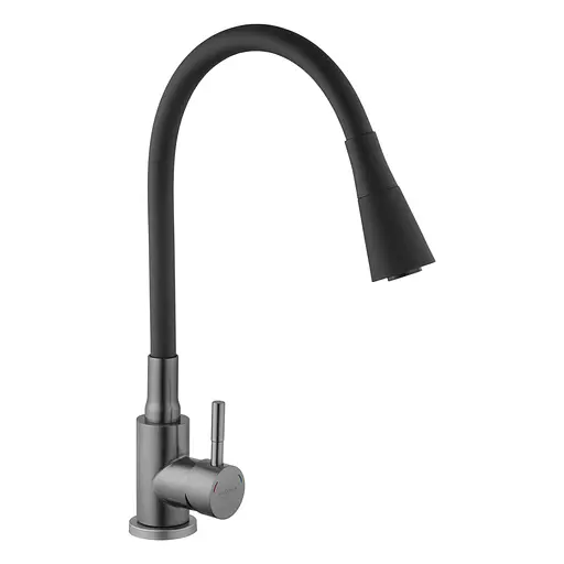 Смеситель для кухни Kroner KRP Edelstahl Klassisch - PVD031BLK (CV035373) - фото 1