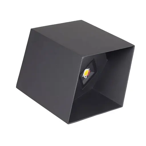 Светильник уличный Brille AL-600/2х5W NW LED IP54 BK