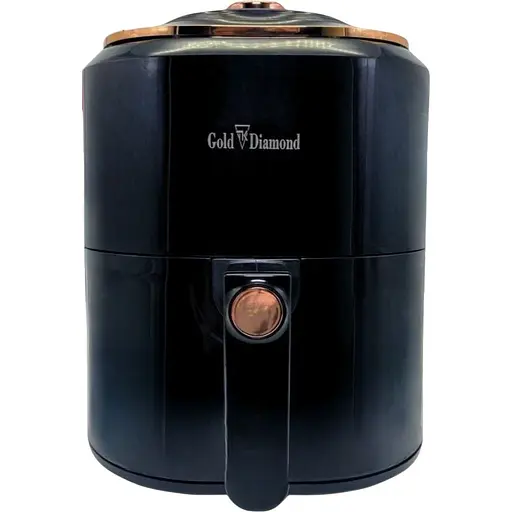 Аэрофритюрница безмасляная Gold Diamond TK 09906 8л 3400 Вт Черная - фото 1