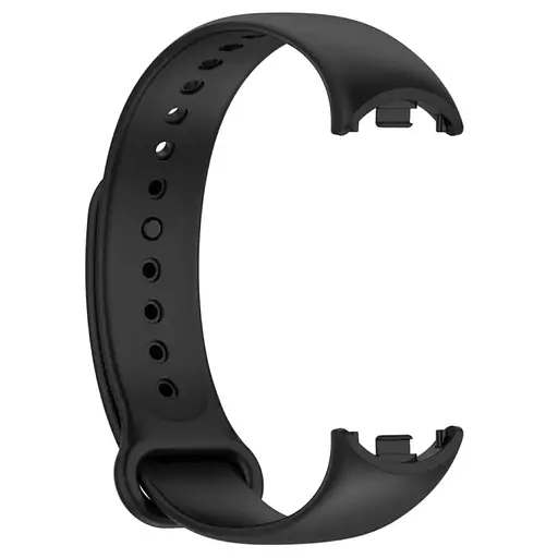 Ремінець для фітнес-браслета Lemfo для Xiaomi Mi Band 8 і 9 чорний - фото 2