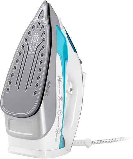 Гладильный паровой утюг ARDESTO IR-C2228-TQ с керамическим покрытием подошвы 280мл 2200Вт Голубой/Белый - фото 2