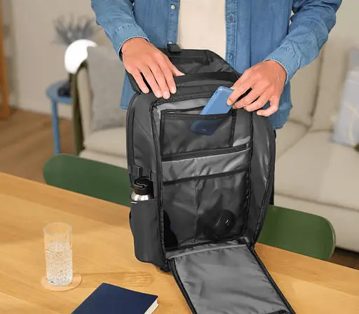 Рюкзак Jersey Travel 17", черный Trust teh0014515 - фото 5